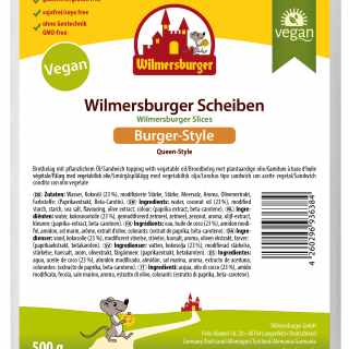 Wilmersburger vegane Käse-Alternative Slices Burger-Style (Queen-Style)
