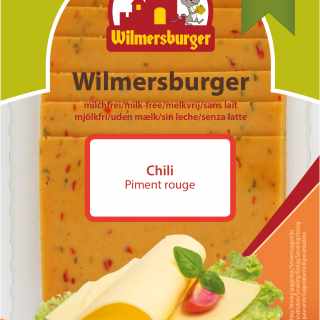 Wilmersburger vegane Käse-Alternative Scheiben Chili