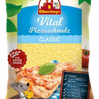 Wilmersburger vegane Käse-Alternative Garniture végétale pour pizza Vital Classic