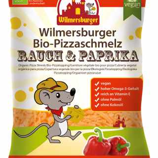 Wilmersburger vegane Käse-Alternative Bio-Pizzaschmelz Paprika & Rauch