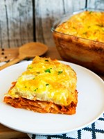 Vegetable lasagna with Wilmersburger vegan