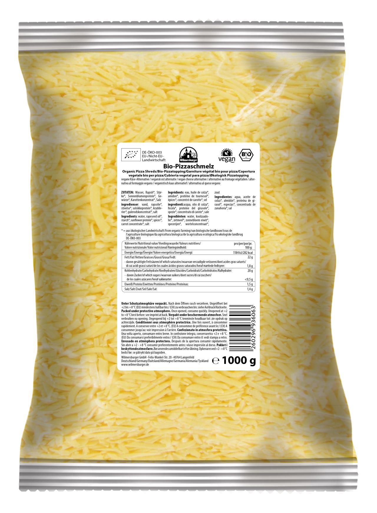 Organic Pizza Shreds Classic