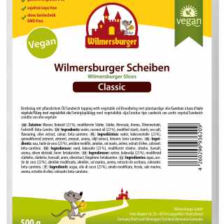 Wilmersburger vegane Käse-Alternative Scheiben Classic