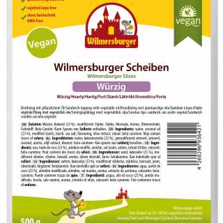 Wilmersburger vegane Käse-Alternative Tranche Fort