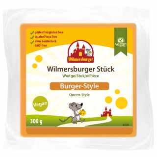 Wilmersburger vegane Käse-Alternative Stück Burger-Style (Queen-Style)