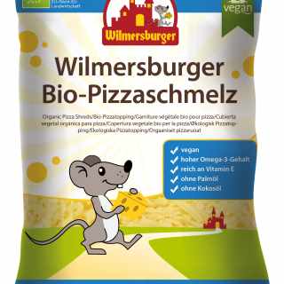 Wilmersburger vegane Käse-Alternative Garniture Végétale Bio pour Pizza