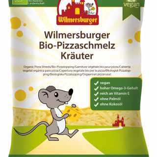 Wilmersburger vegane Käse-Alternative Bio-Pizzaschmelz Herbes